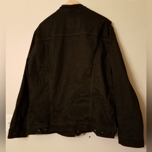 Men’s Levi’s Black Denim Trucker Jacket XXL - Picture 2 of 9
